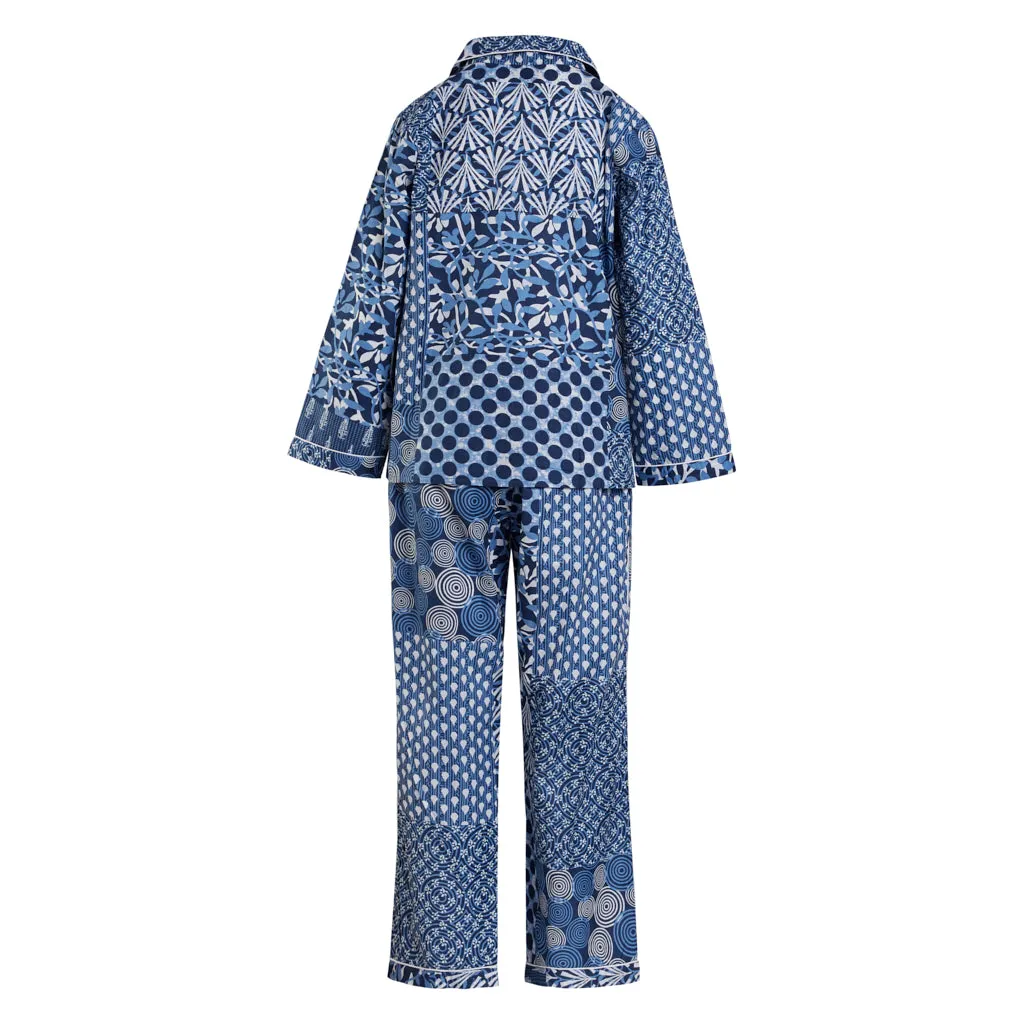 7 Piece Interchangable Block Print Pyjama Sets
