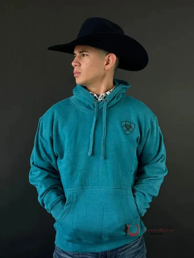 ARIAT DESERT SUN HOODIE OCEAN DEPTHS HEATHER