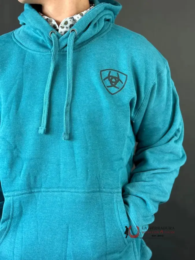 ARIAT DESERT SUN HOODIE OCEAN DEPTHS HEATHER