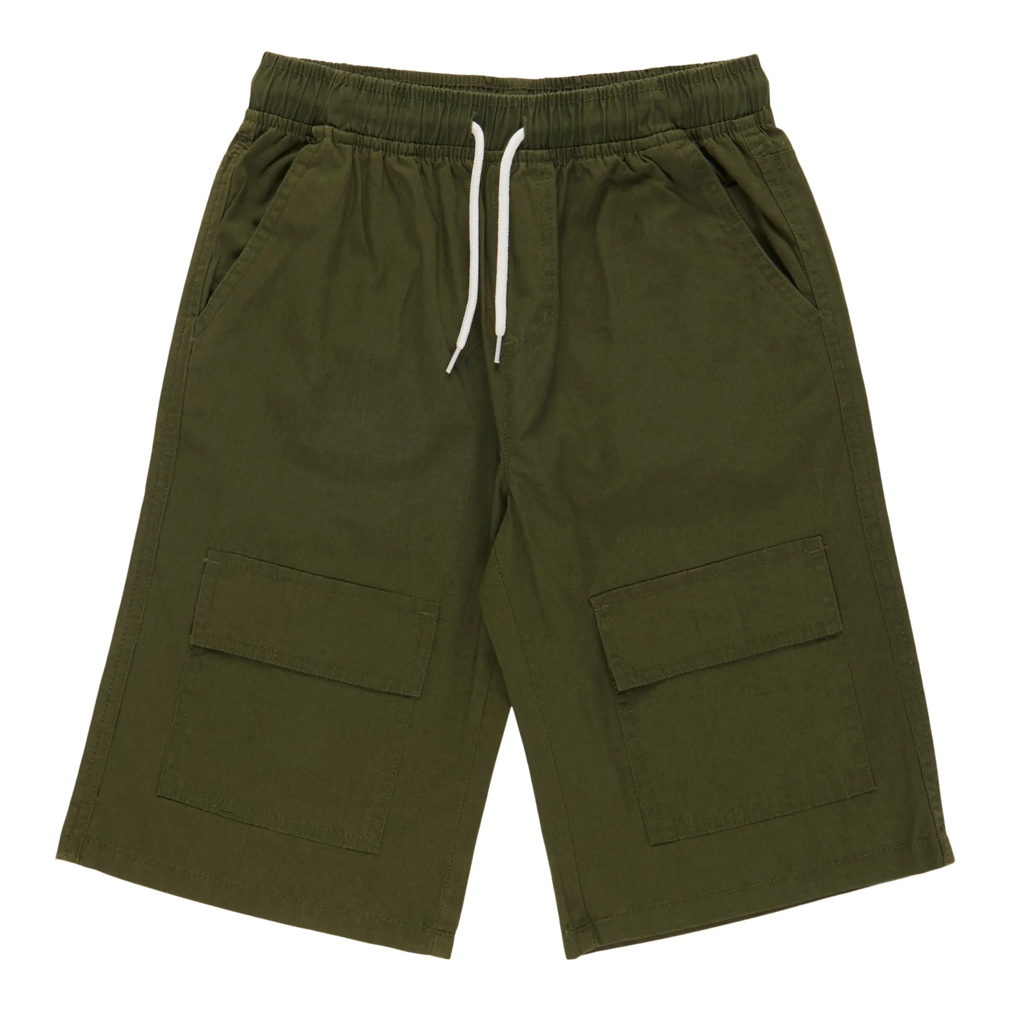 Boy's Poplin Cargo Shorts