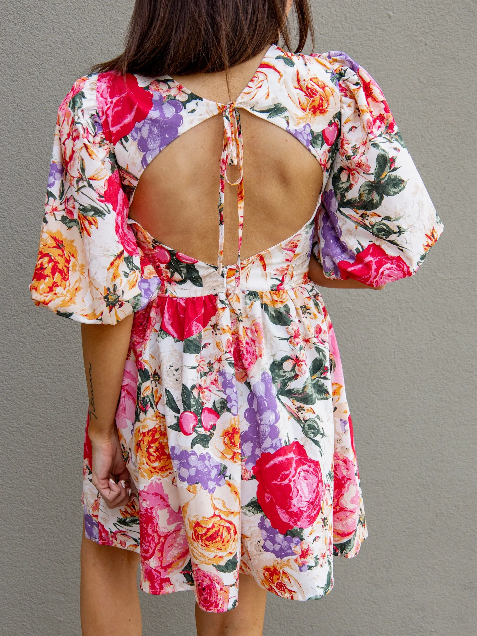 Buddylove Bonnie Puff Sleeve Mini Dress - Love Story
