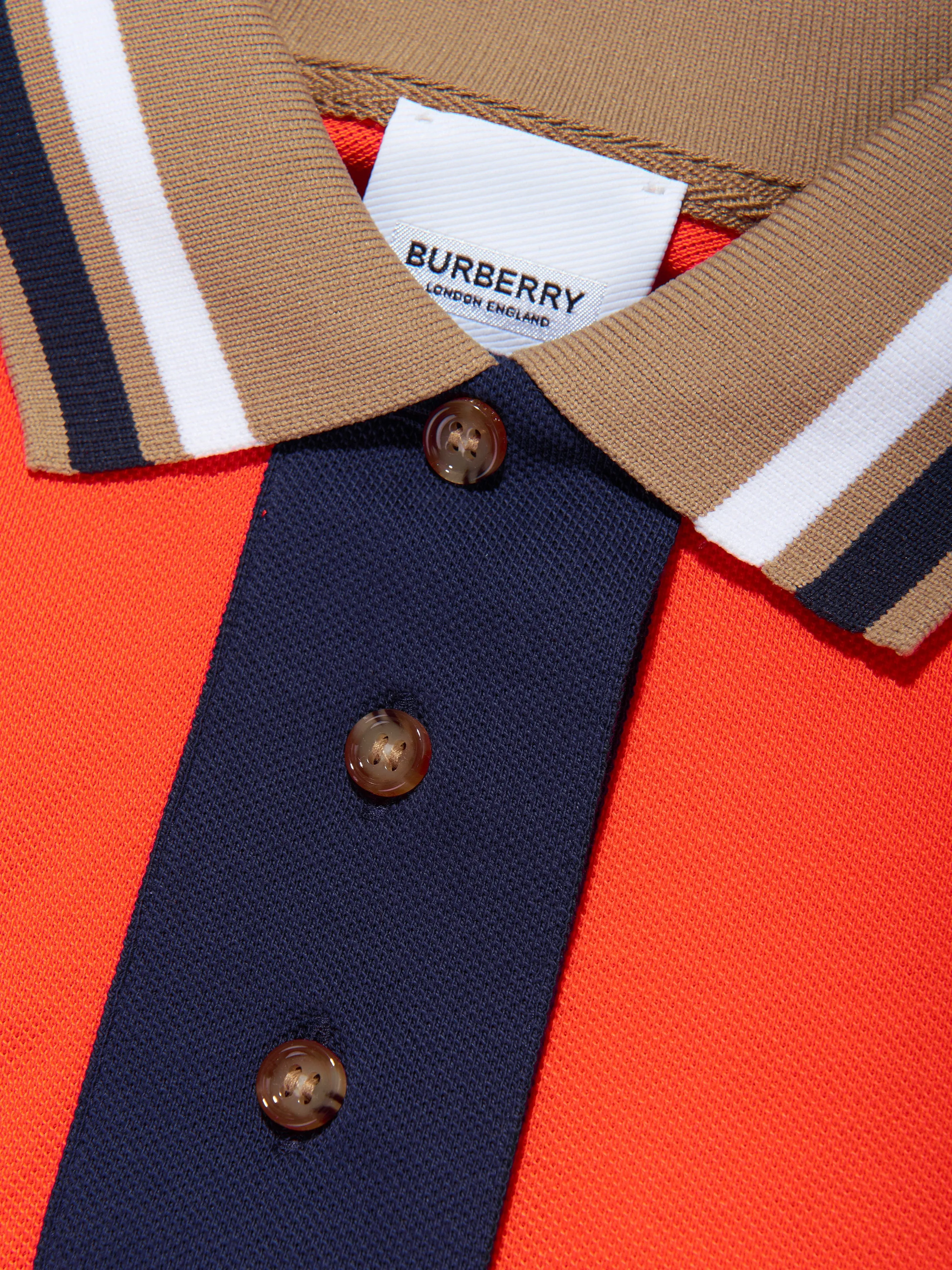 Burberry Girls Serena Varsity Dress in Red