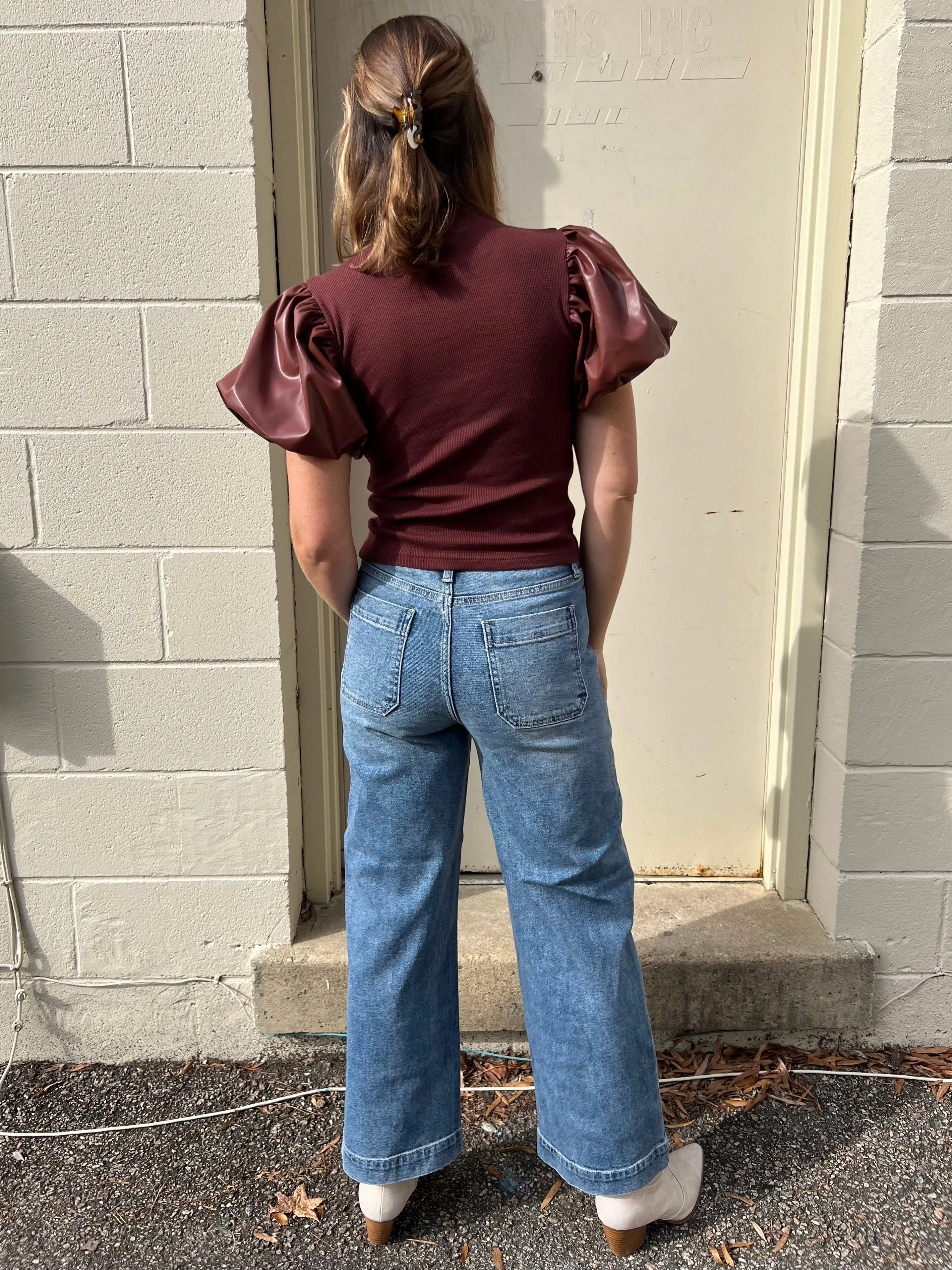 Carter Utility Wide Leg Jeans