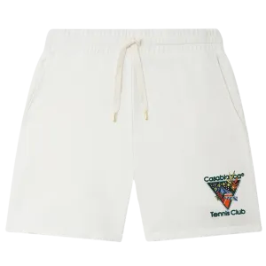 Casablanca Tennis Club Icon Sweatshorts 'White'