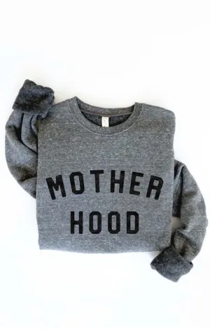 Dark Grey Motherhood Lettering Sweatshirt