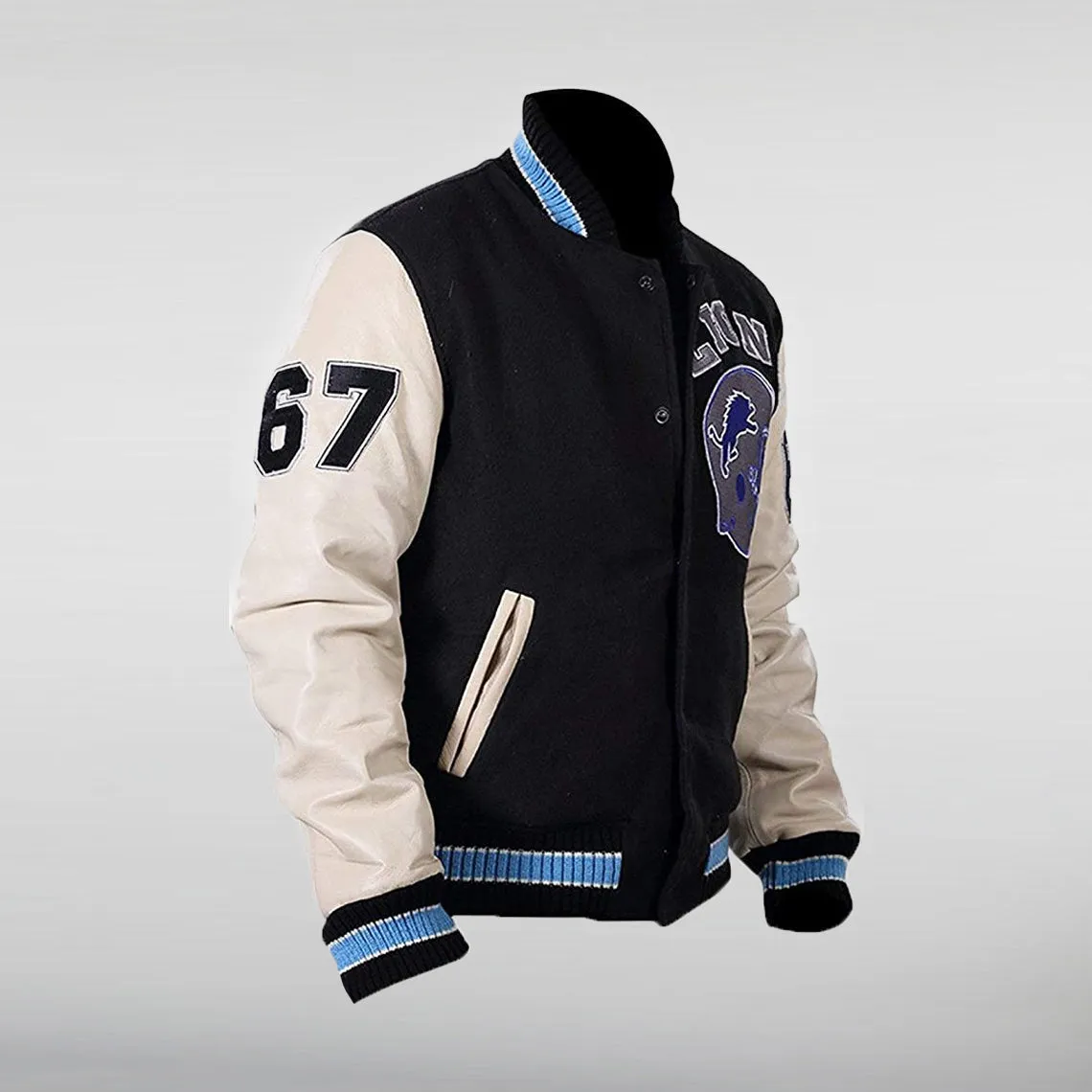 Detroit Lions Axel Foley Beverly Hills Cop Varsity Jacket