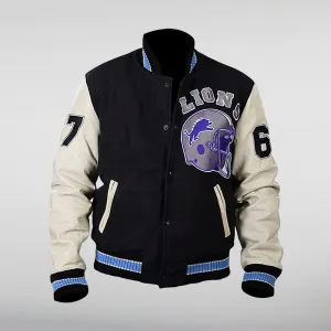 Detroit Lions Axel Foley Beverly Hills Cop Varsity Jacket