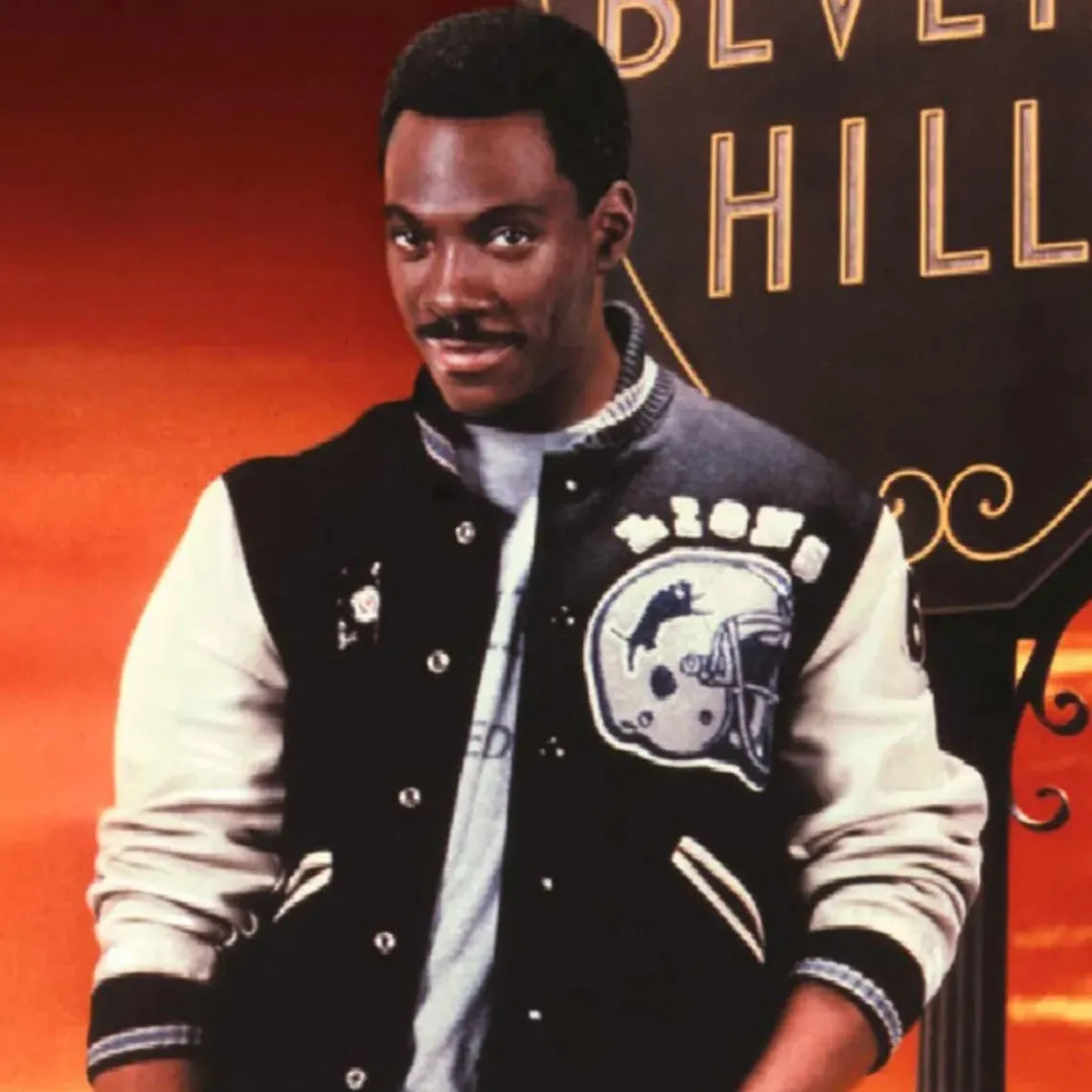 Detroit Lions Axel Foley Beverly Hills Cop Varsity Jacket