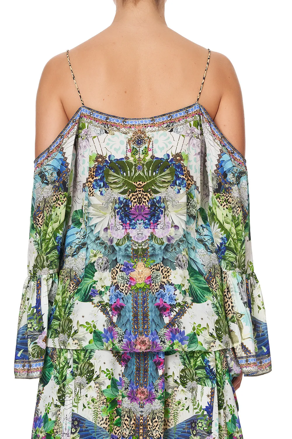 DROP SHOULDER TOP MOON GARDEN