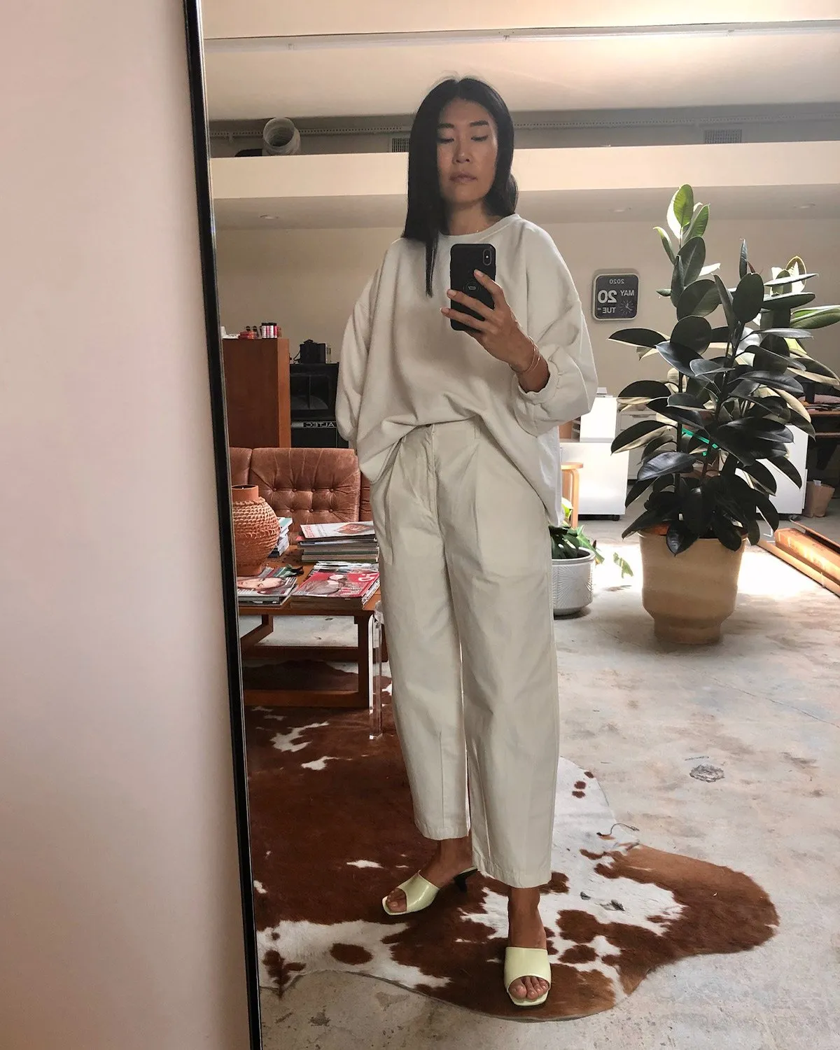 Fond Sweatshirt in Dirty White