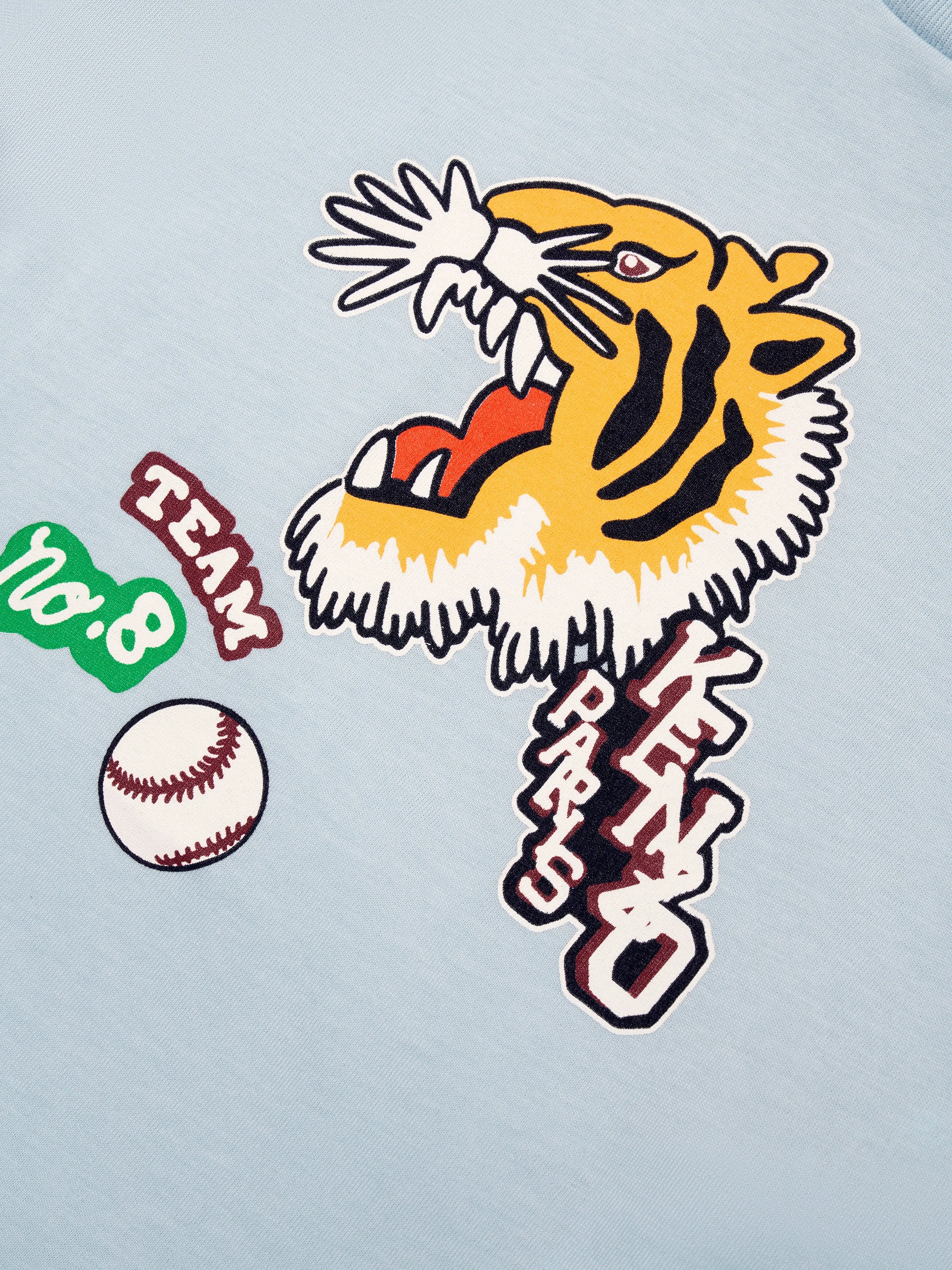KENZO Baby Boys Varsity Logo T-Shirt in Blue