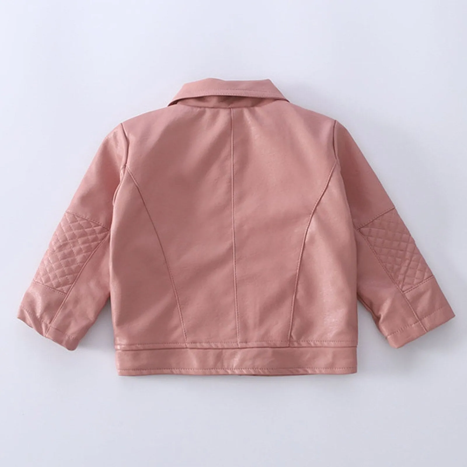 Kids Boys/Girls Stylish Short Leather Jacket/Coat