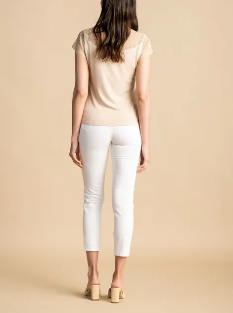 Lace Yoke Tee