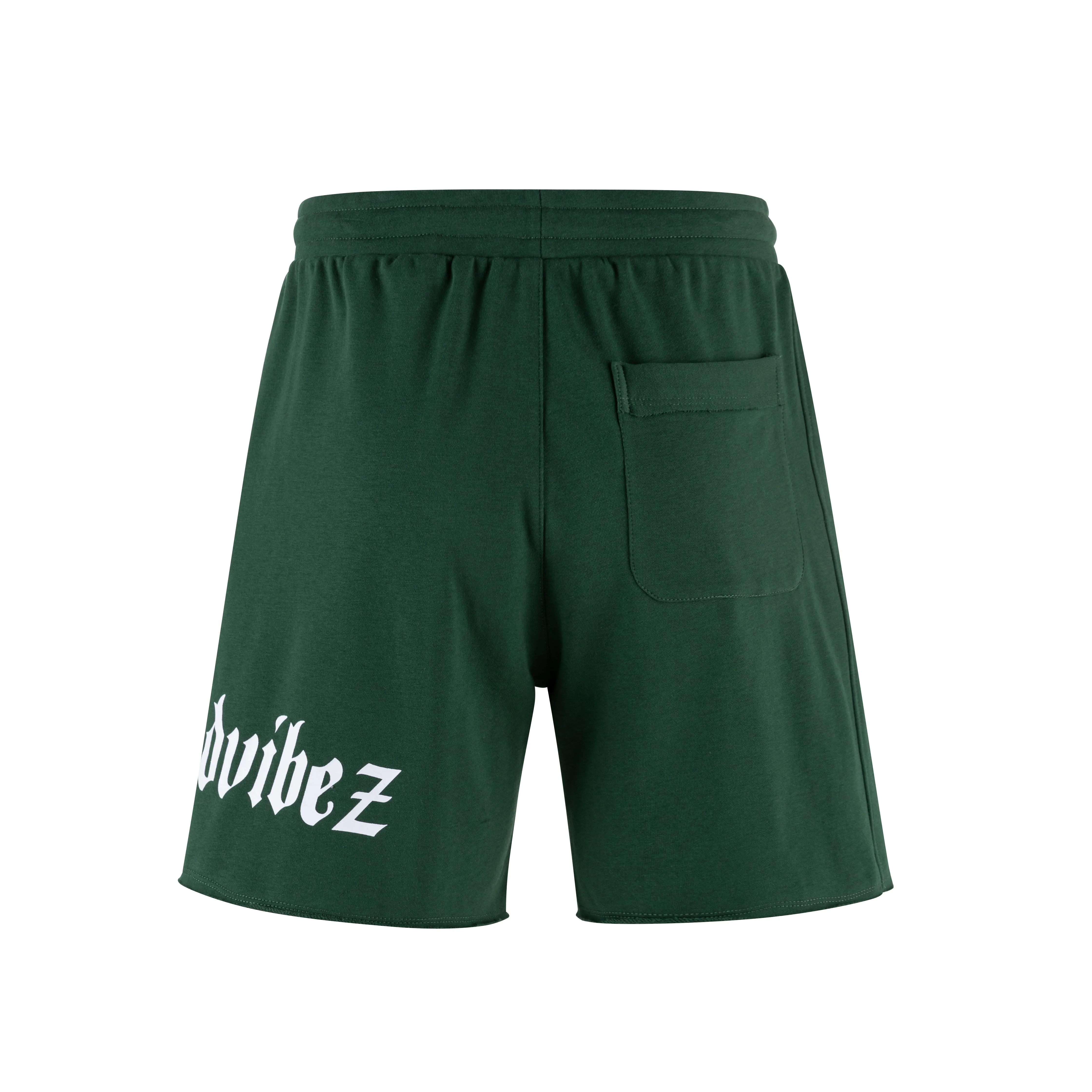 NOBADVIBEZ GREEN SWEATSHORTS
