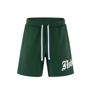 NOBADVIBEZ GREEN SWEATSHORTS