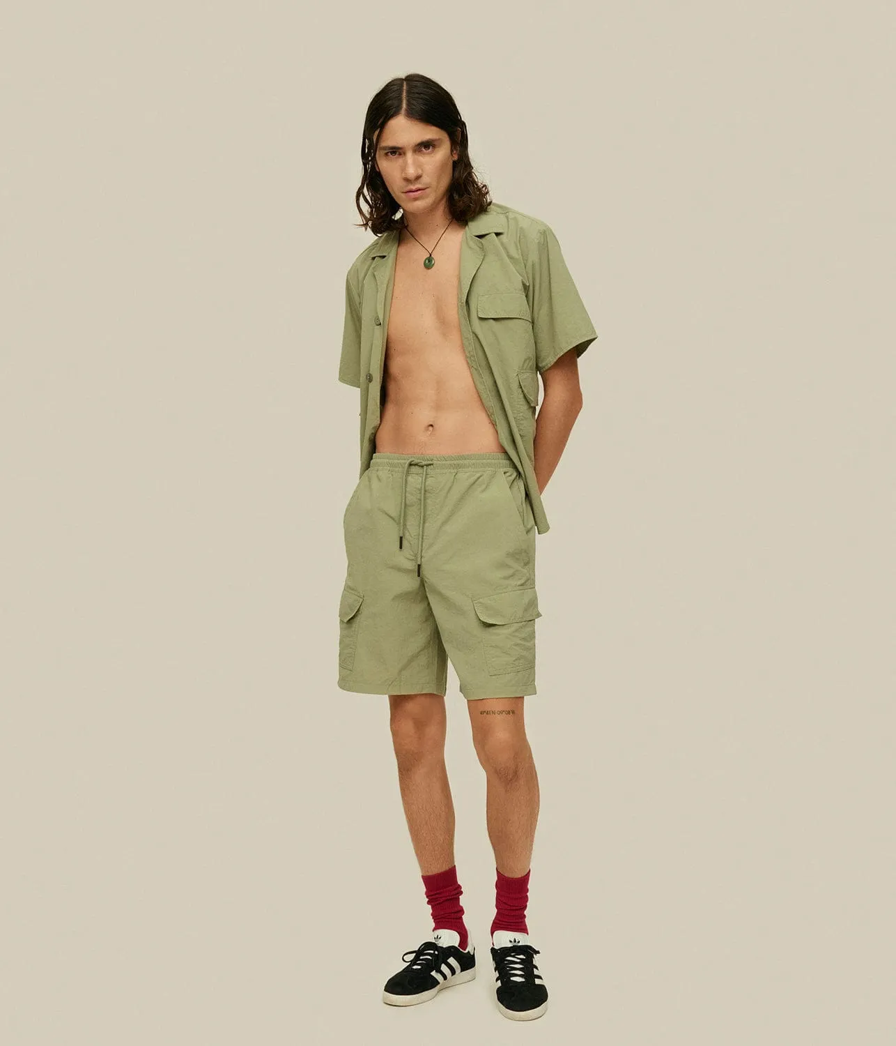 QUEST CARGO SHORTS- KHAKI