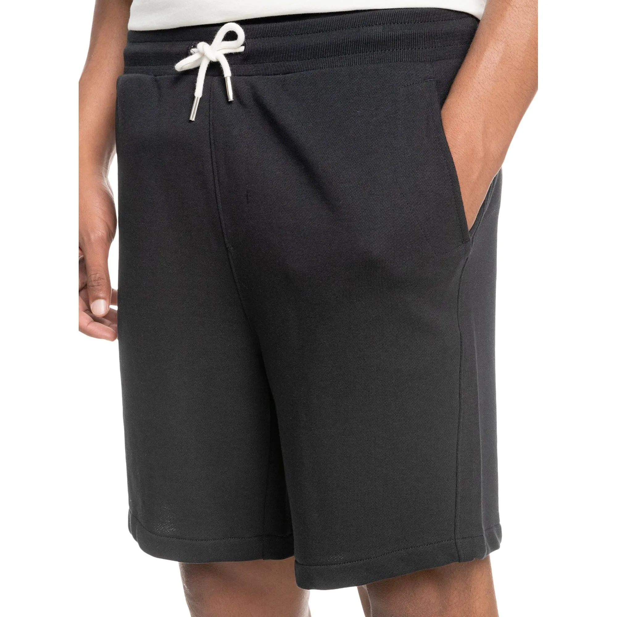 Quiksilver Essential 19" Men's Organic Sweatshorts - Black