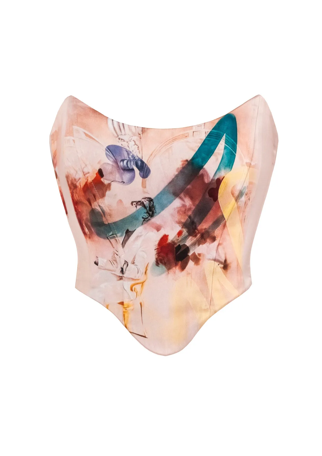 Raine Satin Corset Top