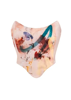 Raine Satin Corset Top