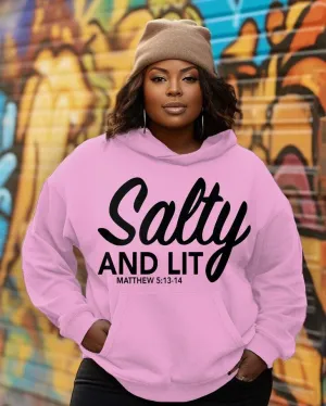 Salty and Lit Matthew 513-14 Long-sleeved Hoodie