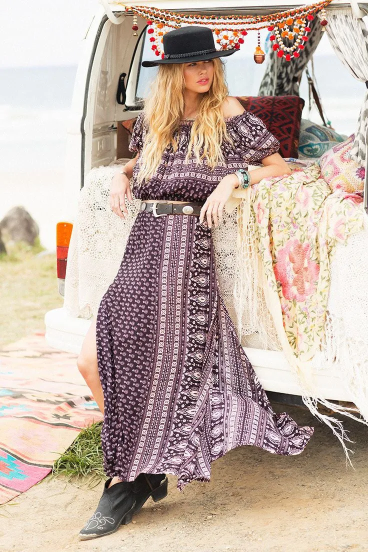 Spell And The Gypsy Gypsiana Pepper Peasant Top Only Extra Small XS Boho Off The Shoulder Midrift Top Bohemian Goddess