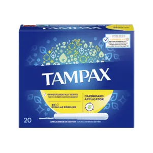 Tampax Regular Applicator Tampons (20 Pack)
