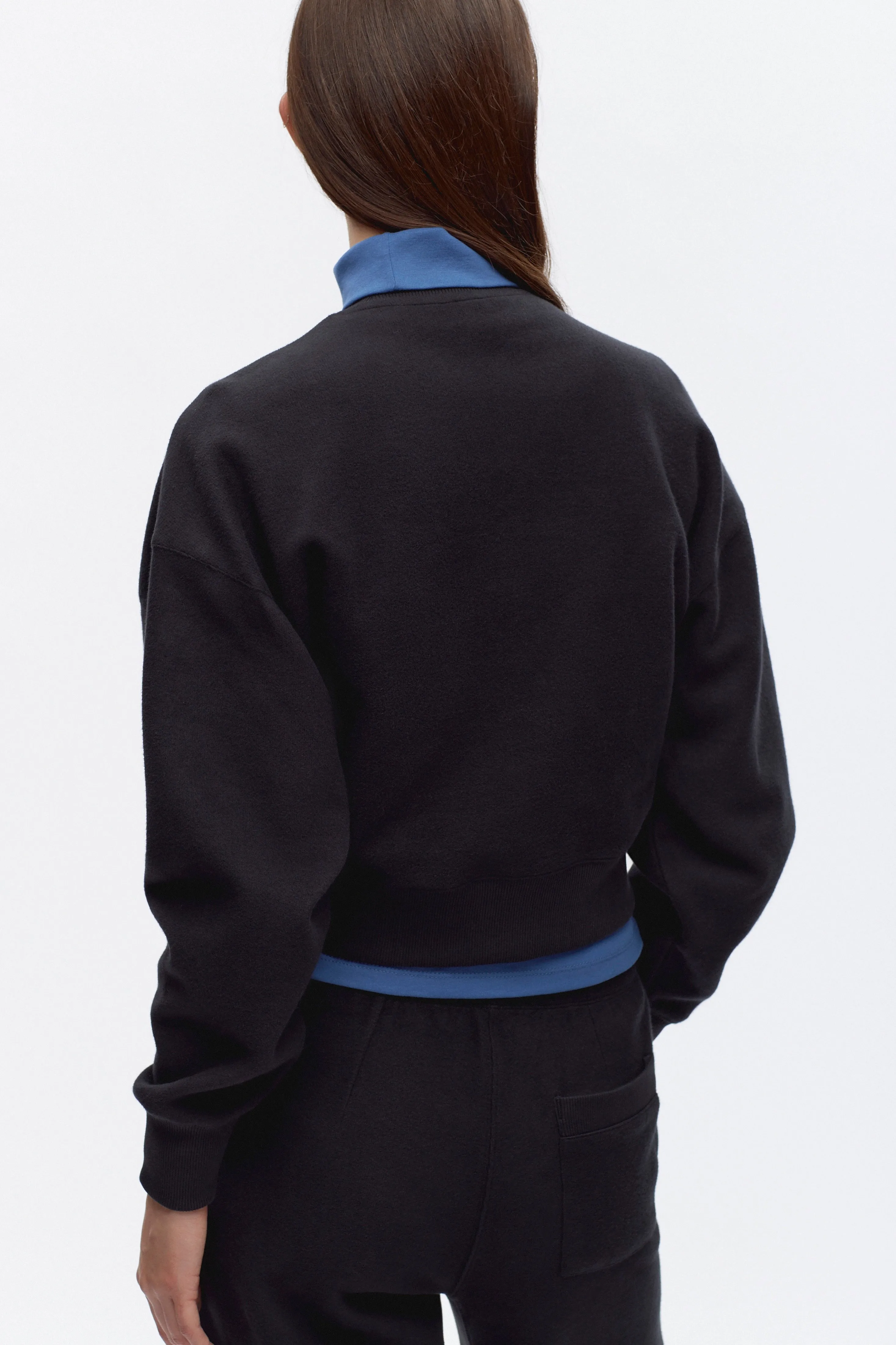 Women's Cozy Crewneck in Black