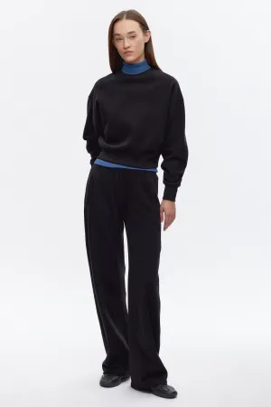 Women's Cozy Crewneck in Black