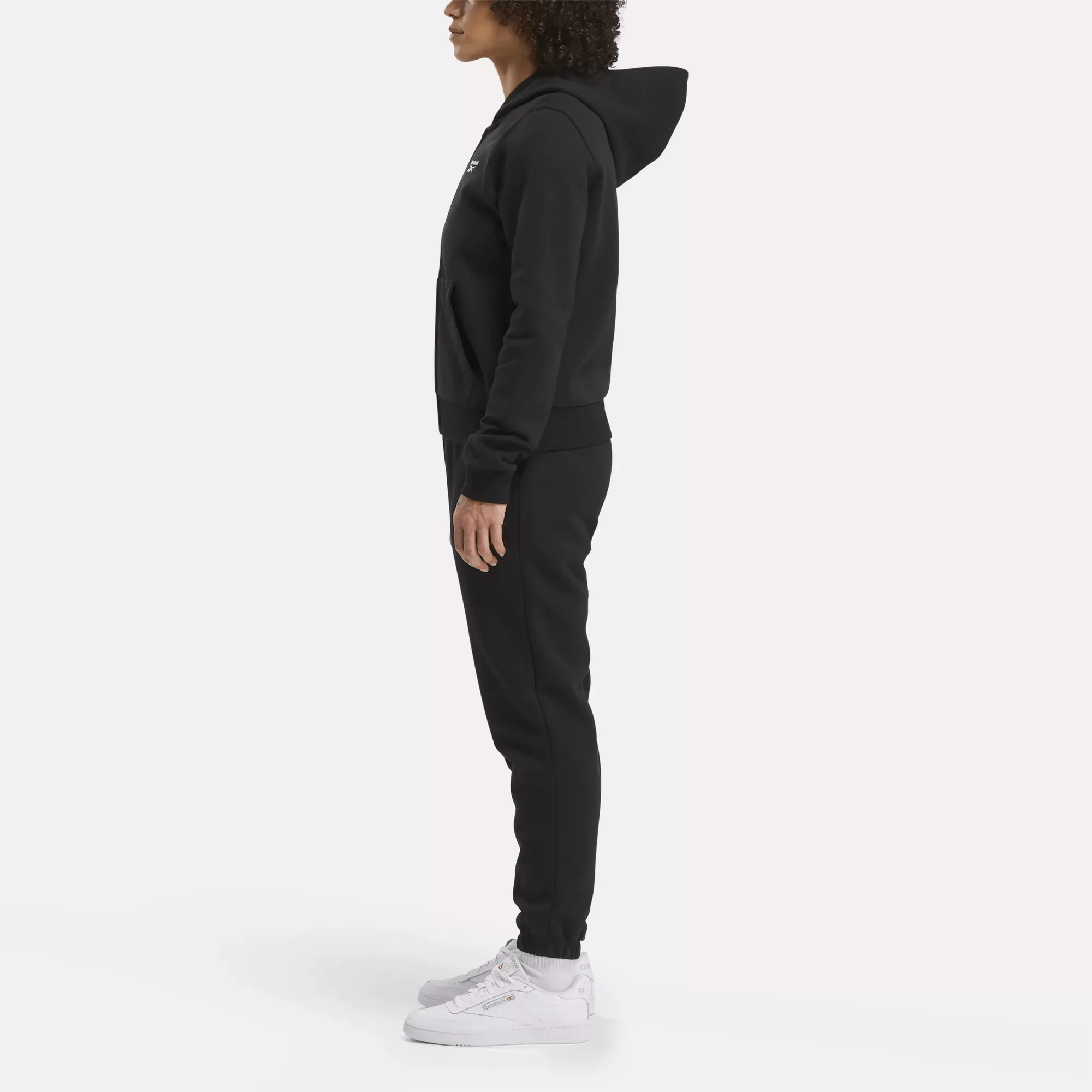 Women's Reebok Identity Small Logo Fleece Full-Zip Hoodie